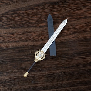 Handmade Skyrim Dawn Breaker replica sword, Cosplay Prop and fantasy sword, Collectible gamer Sword with leather Sheath, Best gift for men.