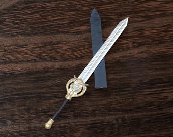 Handmade Skyrim Dawn Breaker replica sword, Cosplay Prop and fantasy sword, Collectible gamer Sword with leather Sheath, Best gift for men.