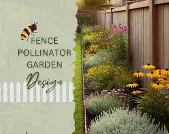 Pollinator Garden Fence Design: Curb Appeal Landscape Plan (Zones 4-8)