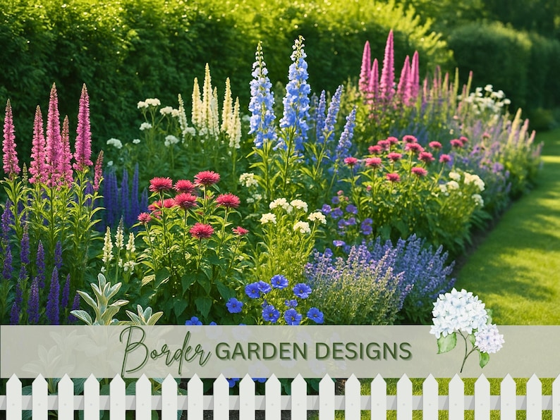 Cottage Garden Design | Premade Landscape Design Plan: Pollinator ...