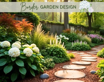 Shade Garden Design Plan | Low Maintenance Perennial Planting (PDF Download, Zones 4-9)