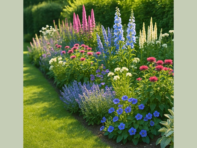 Cottage Garden Design | Premade Landscape Design Plan: Pollinator ...