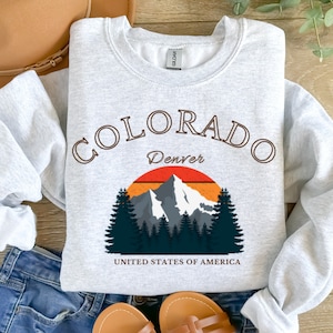 Colorado Sweatshirt, Colorado Lover Shirt, Colorado Crewneck, Colorado Hiking, Colorado Mountain Shirt, Explore Sweatshirt