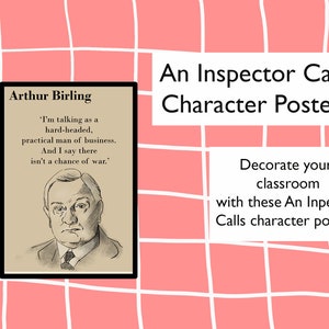 An Inspector Calls Character Posters