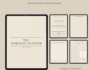 Islamic Ramadan planner, digital and printable ramadan planner, editable ramadan, Sell on Etsy Digital Products, Create Business Online