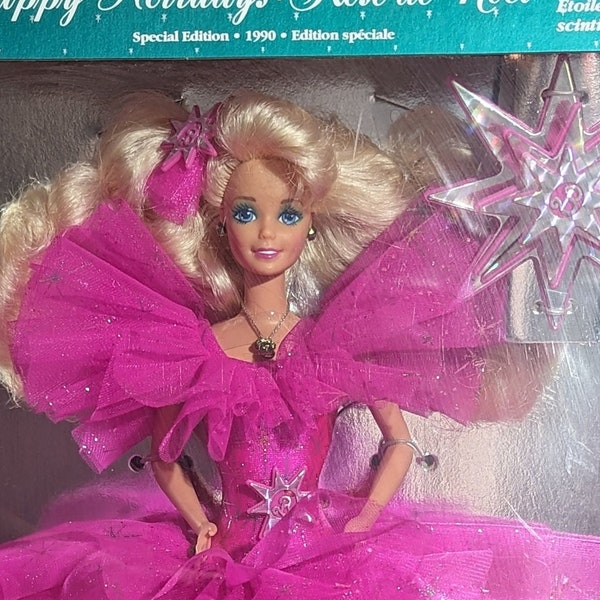 Happy Holidays Barbie (1990) #4098 - A Vintage Christmas Treasure in Original Packaging - NIB