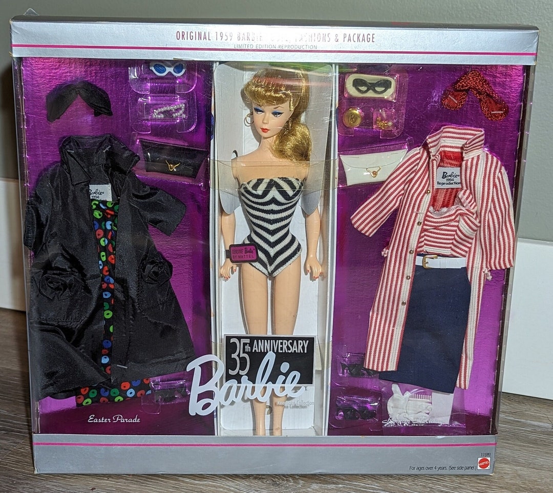 Original 1959 barbie doll and package 35th anniversary sale