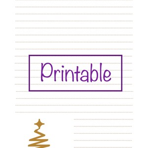 Carta de Papá Noel imprimible, Carta de Papá Noel, Carta a Papá Noel, Imprimible de Navidad, Imprimible para niños, Imprimible para niños