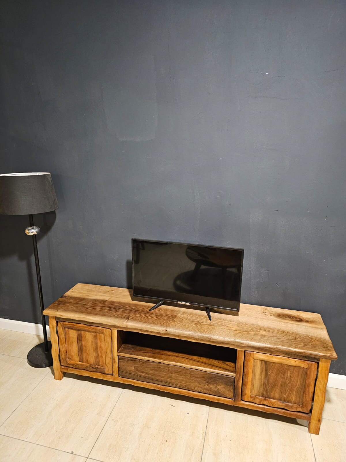 Live Edge Wood Tv Stand, Walnut Tv Console Stand, Media Console