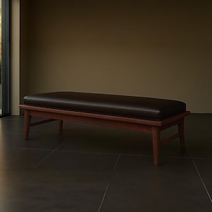 Wood Bench, Solid Wood Entryway Bench, Rustic Wooden Bench for Indoor Use, Handmade Hallway Bench, Natural Wooden Seat, Dining Bench