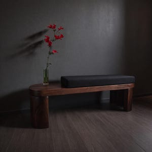 Wood Bench, Solid Wood Entryway Bench, Rustic Wooden Bench for Indoor Use, Handmade Hallway Bench, Natural Wooden Seat, Dining Bench