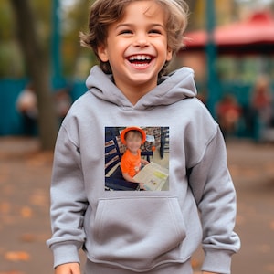 Personalized Youth Hoodie, Picture Hoodie, Hoodie with Picture, Hoodie with Personalization, Custom Hoodie, Customized Hoodie