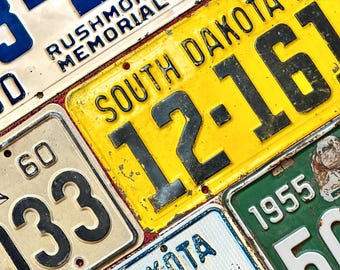 South Dakota Choice of License Plate, Pick Your Plate, License