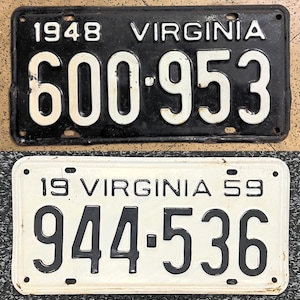 1947 license plate - Etsy 日本