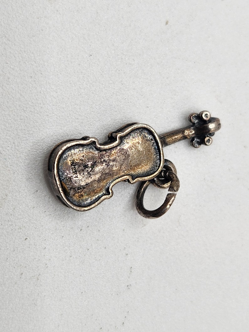 RETIRED James Avery Violin Charm Sterling Silver Etsy