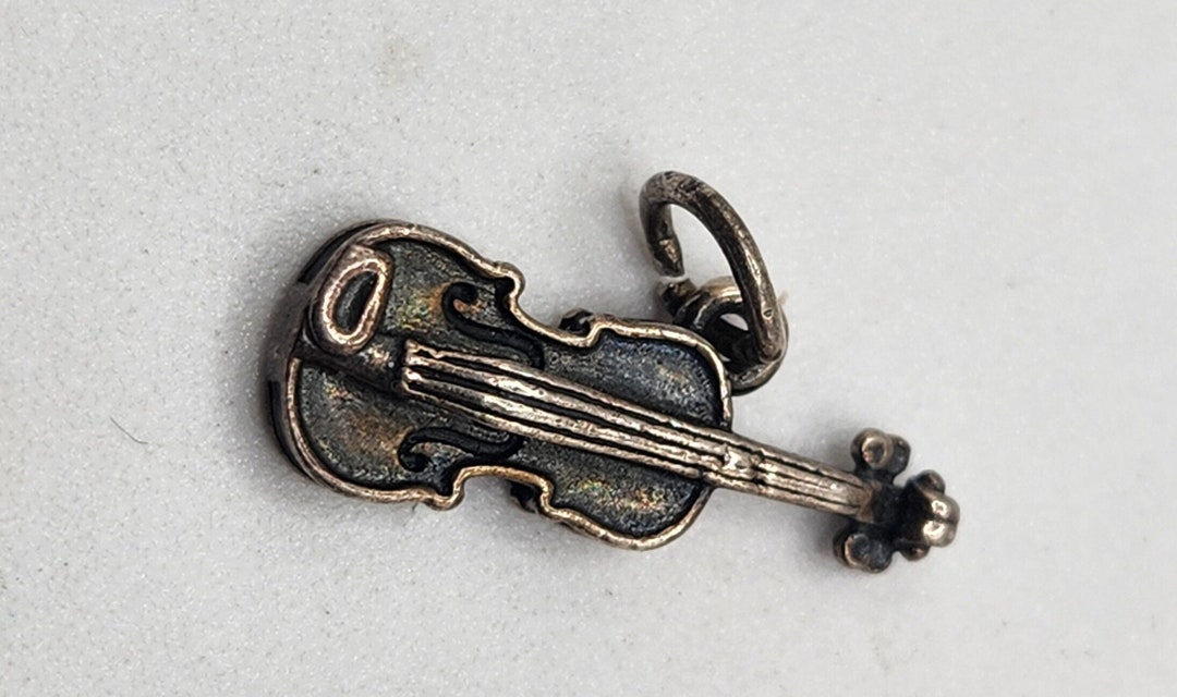 RETIRED James Avery Violin Charm Sterling Silver Etsy