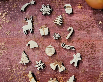 36-pack kerstconfetti "Mix"