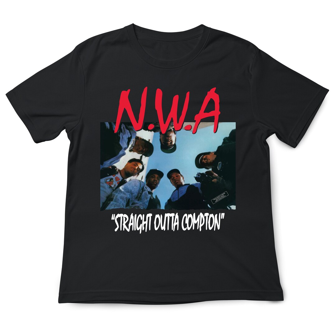 NWA Iconic Straight Outta Compton T Shirt NWA T Shirt 90's Hip Hop Hip