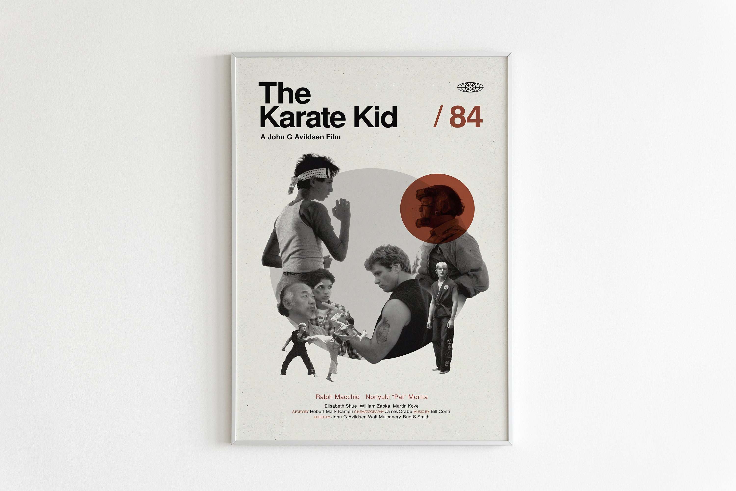 Karate Kid Poster,karate Kid Print, Retro Poster, Minimalist Art
