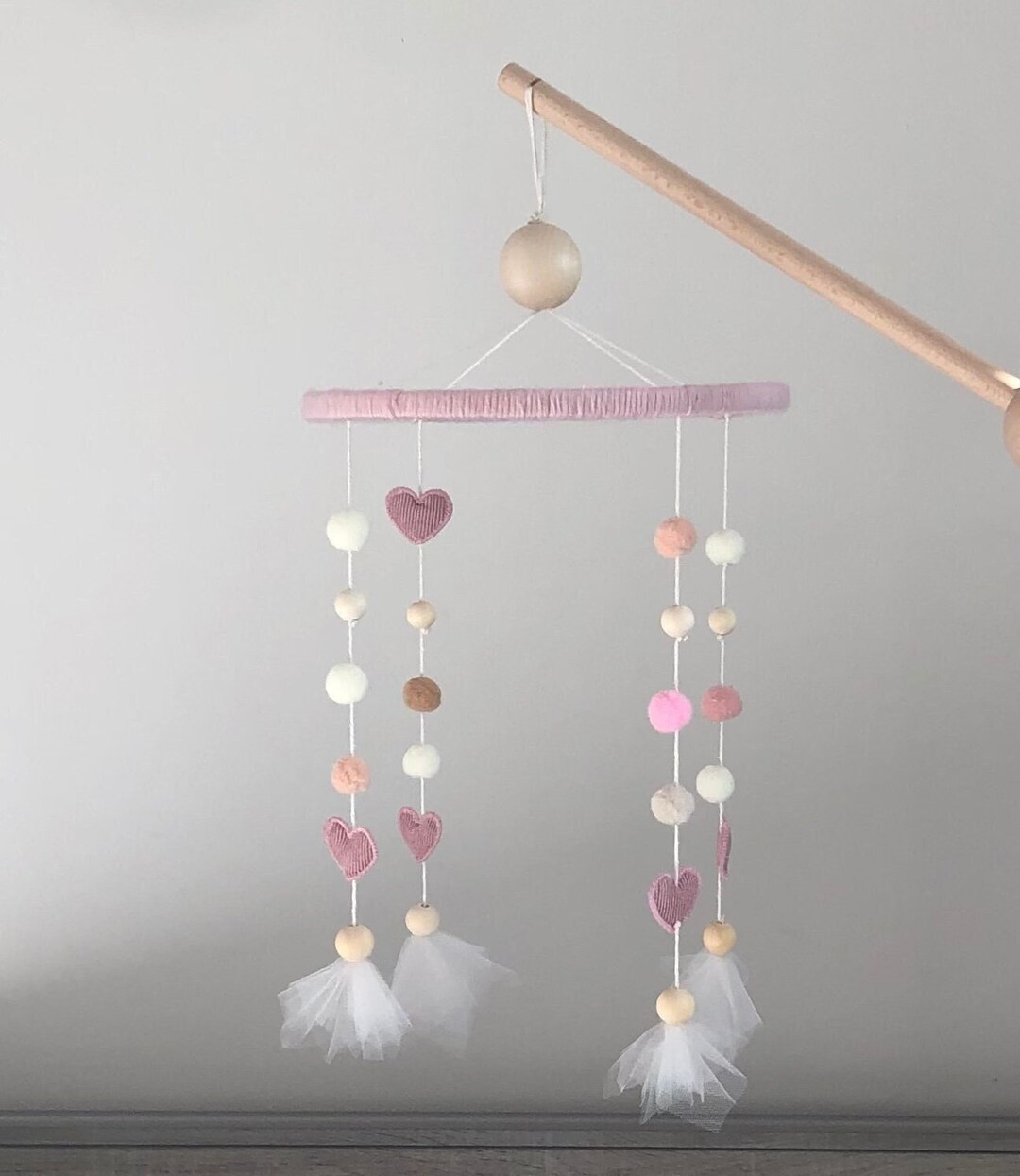 Baby Girls Cot Mobile, Childrens Nursery Accessories, Gift Ideas for