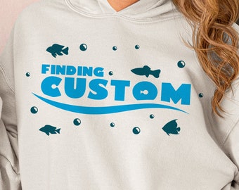 Finding Nemo Custom SVG, Nemo Custom Svg, Customize Your Text, Personlized Text SVG PNG, Custom Dory svg, Fish Movie svg, nemo svg, cricut