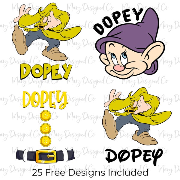 Bundle Dopey, Family Trip, Family Vacation Svg, Family Squad Svg, Friend Squad Svg, Vacay Mode Svg, Magical Kingdom svg, Seven Dwarfs Svg