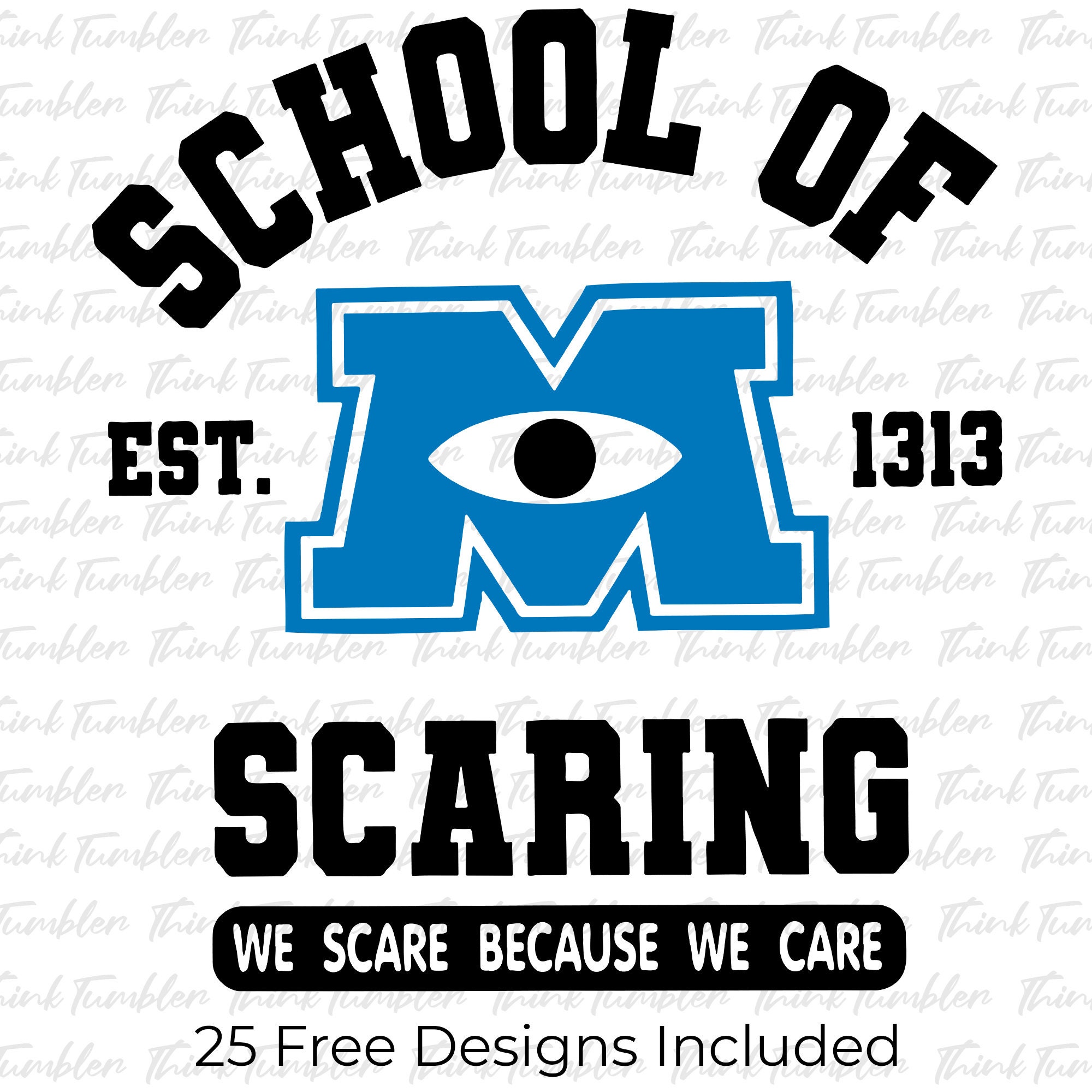 Monsters great university bundle svg png dxf