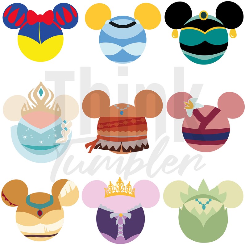Riley Inside Out Svg Clip Art Files, Inside Out Head, Disneyland Ears ...
