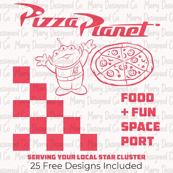 Pizza Planet Svg, Toy Story SVG, Magic Kingdom SVG, Magical Kingdom, Family Vacation SVG, Family Trip Png, Vacay Mode Svg, Mouse svg