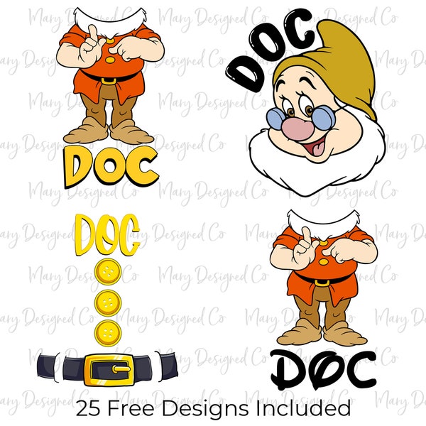 Bundle Doc, Family Trip, Family Vacation Svg, Family Squad Svg, Friend Squad Svg, Vacay Mode Svg, Magical Kingdom svg, Seven Dwarfs Svg