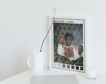 Playboi Carti Poster Print Wall Art Music
