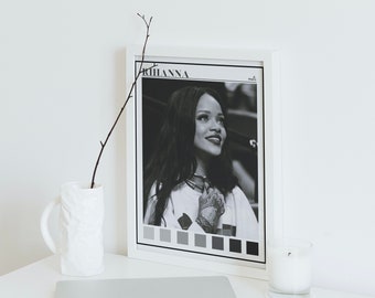 Rihanna Poster Print Wall Art Music