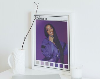 Cardi B Poster Print Wall Art Music