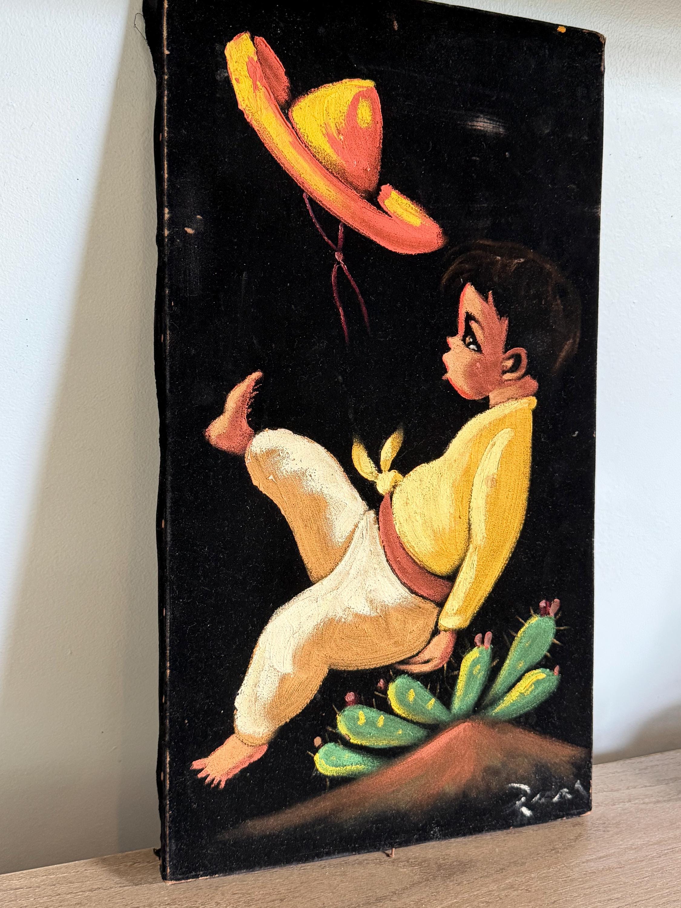 絵画 70s Mexico art Vintage Wall Art 1970s Mexican - Etsy