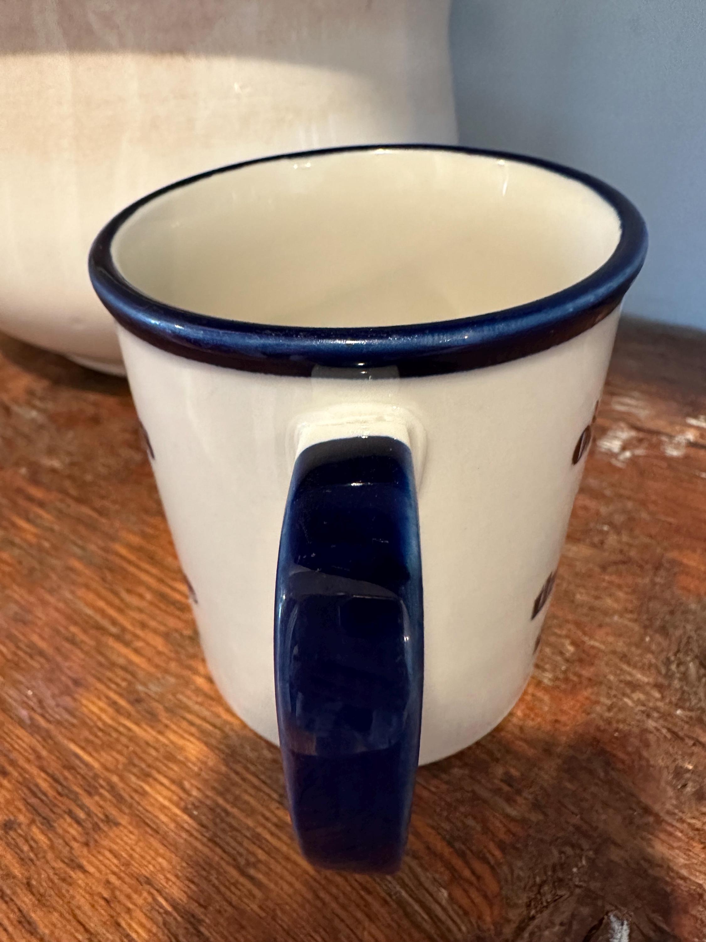 Vintage Coffee Mug Old Teachers Never Die  Double Sided Retro