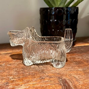 Vintage LE Smith Scottie #17 Pressed Glass Creamer