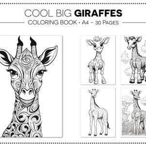 30 Cool Big Giraffes Coloring Pages, Coloring Book, Kids Coloring ...