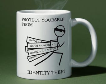 Gift for maths student mug with maths meme gift for maths teacher gift maths geek