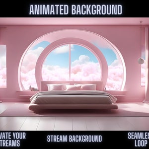 Vtuber Animated Background | Twitch Stream Enhancements | Virtual Vtuber Realm | Stream Visual Components | Mystical Vtuber Bedroom