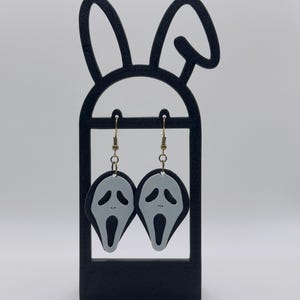 Scream Bunny Halloween Earrings