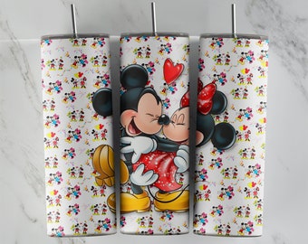 Diseño de vaso de Mickey Mouse, diseño de vaso delgado de 20 oz, imagen de sublimación, envoltura de vaso, taza de Mickey Mouse, sublimación de Mickey Mouse