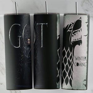 Got tumbler design, 20 oz skinny tumbler design, sublimation image, tumbler wrap, Got cup, Got sublimation, tumbler design, 20oz