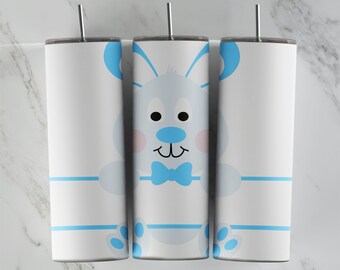 Rabbit tumbler design, 20 oz skinny tumbler design, sublimation image, tumbler wrap, Rabbit cup, Rabbit sublimation, tumbler design, 20oz
