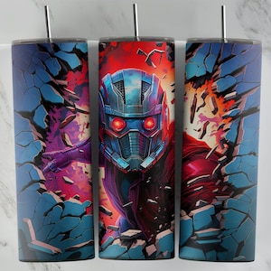 3D Inflated Ant Man tumbler design, 20 oz skinny tumbler design, sublimation image, tumbler wrap, Ant Man cup, Ant Man sublimation, tumbler