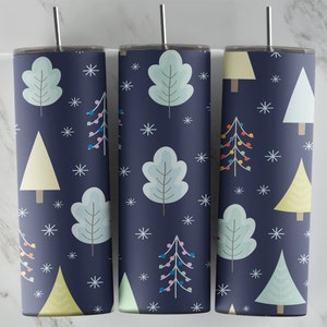 Diseño de vaso navideño, diseño de vaso delgado de 20 oz, imagen de sublimación, envoltura de vaso, taza navideña, sublimación navideña, diseño de vaso