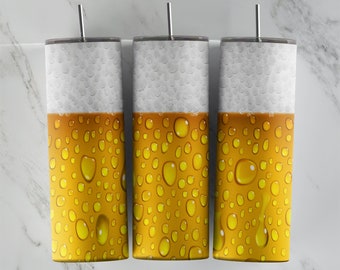 Beer tumbler design, 20 oz skinny tumbler design, sublimation image, tumbler wrap, Beer cup, Beer sublimation, tumbler design, 20oz