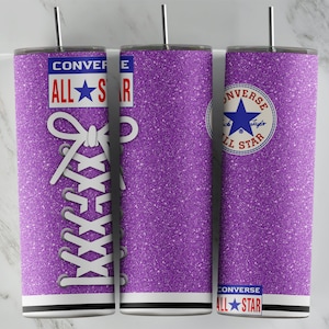 Converse tumbler design, 20 oz skinny tumbler design, sublimation image, tumbler wrap, Converse cup, Converse sublimation, tumbler design