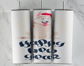 Design de copo de feliz ano novo, design de copo fino de 20 oz, imagem de sublimação, envoltório de copo, copo de feliz ano novo, sublimação de feliz ano novo
