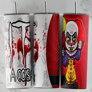 Horror tumbler design, 20 oz skinny tumbler design, sublimation image, tumbler wrap, Horror cup, Horror sublimation, tumbler design, 20oz