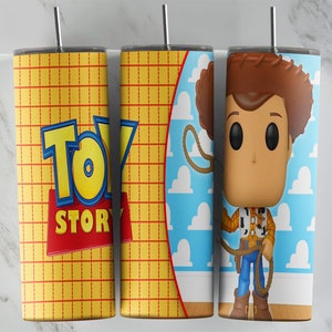 Toy Story tumbler design, 20 oz skinny tumbler design, sublimation image, tumbler wrap, Toy Story cup, Toy Story sublimation, tumbler design
